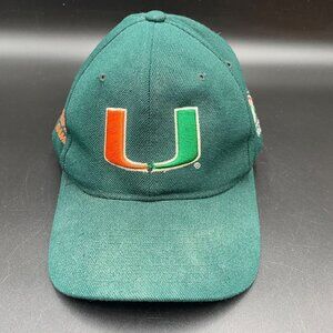 Calhead University of Miami Hurricanes Green Adjustable Hat